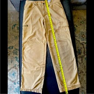 Eddie Bauer flannel lined cargo pants